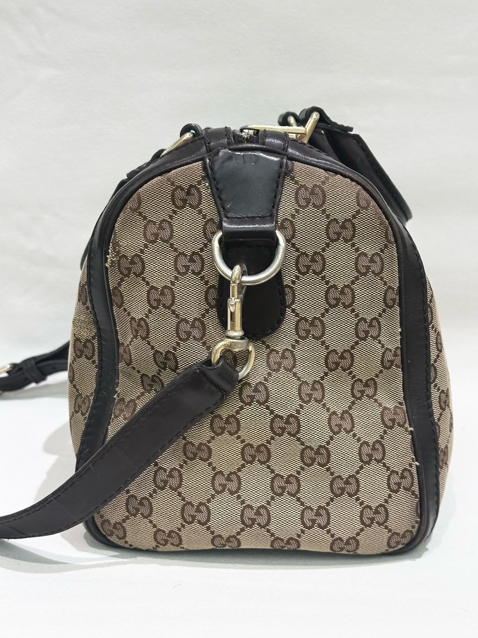 Sac Gucci Boston Vintage Web, détail latéral