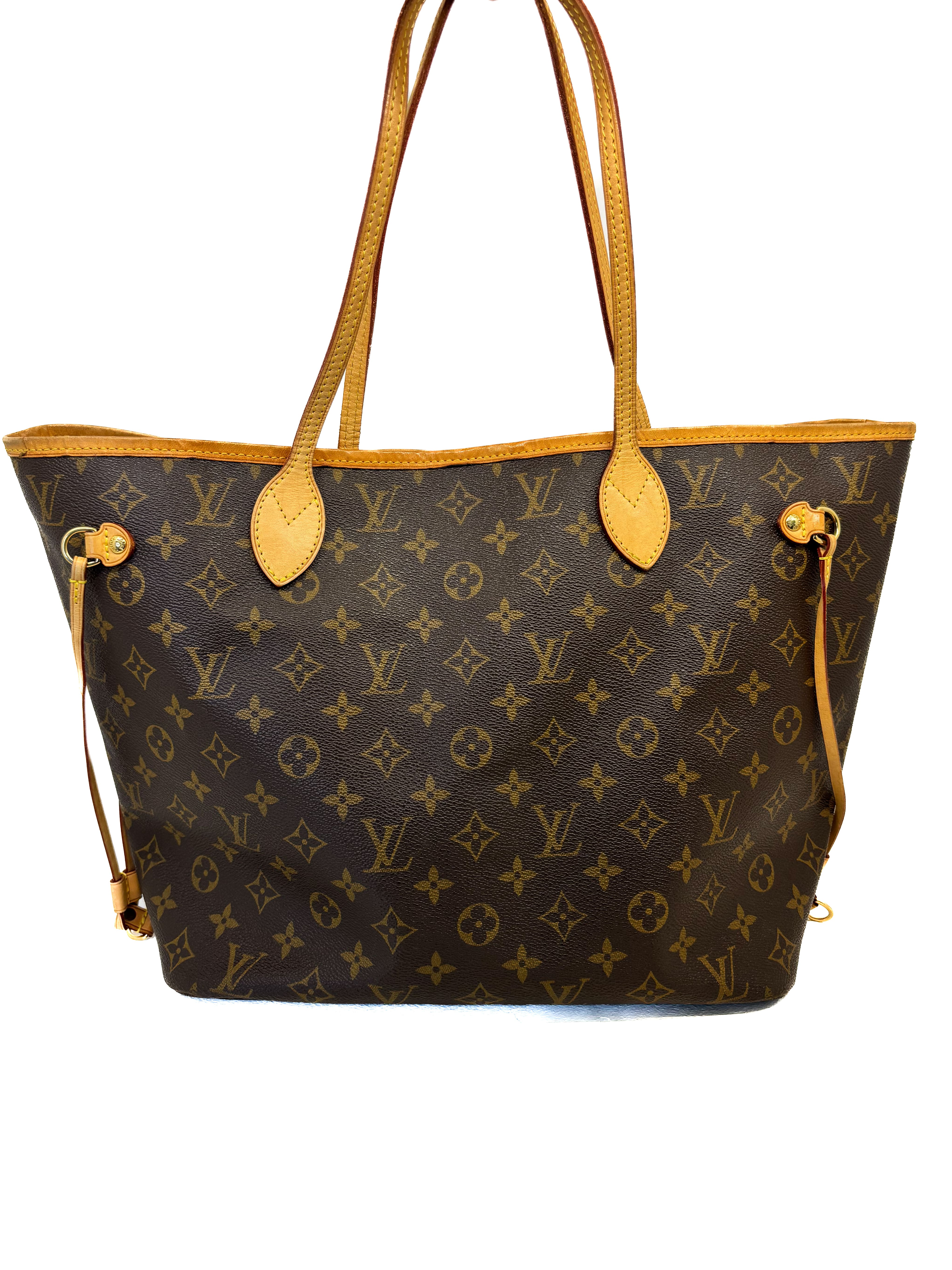 Sac à main Neverfull MM monogramme intérieur beige