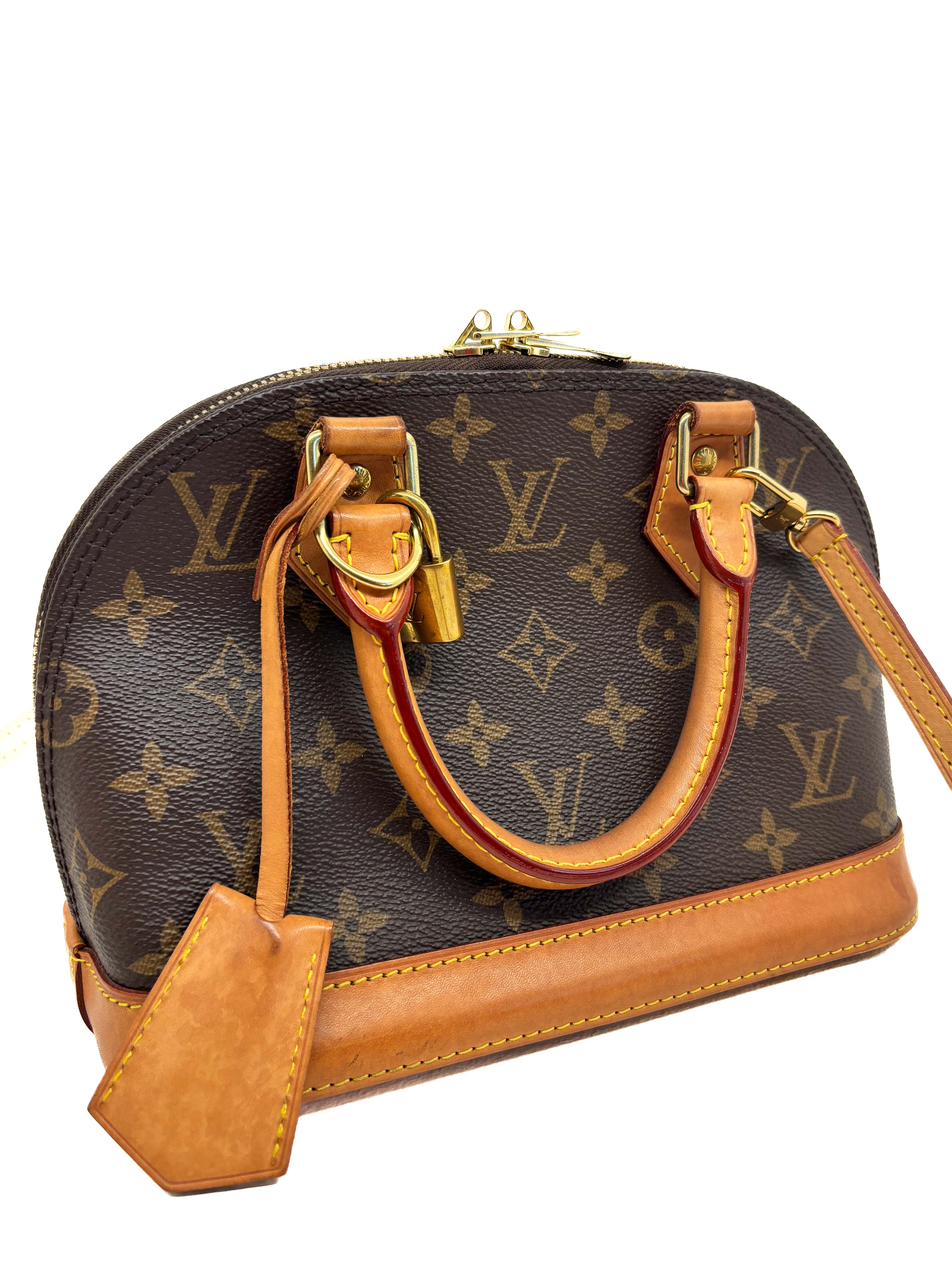 Sac bandoulière Alma BB Louis Vuitton monogramme