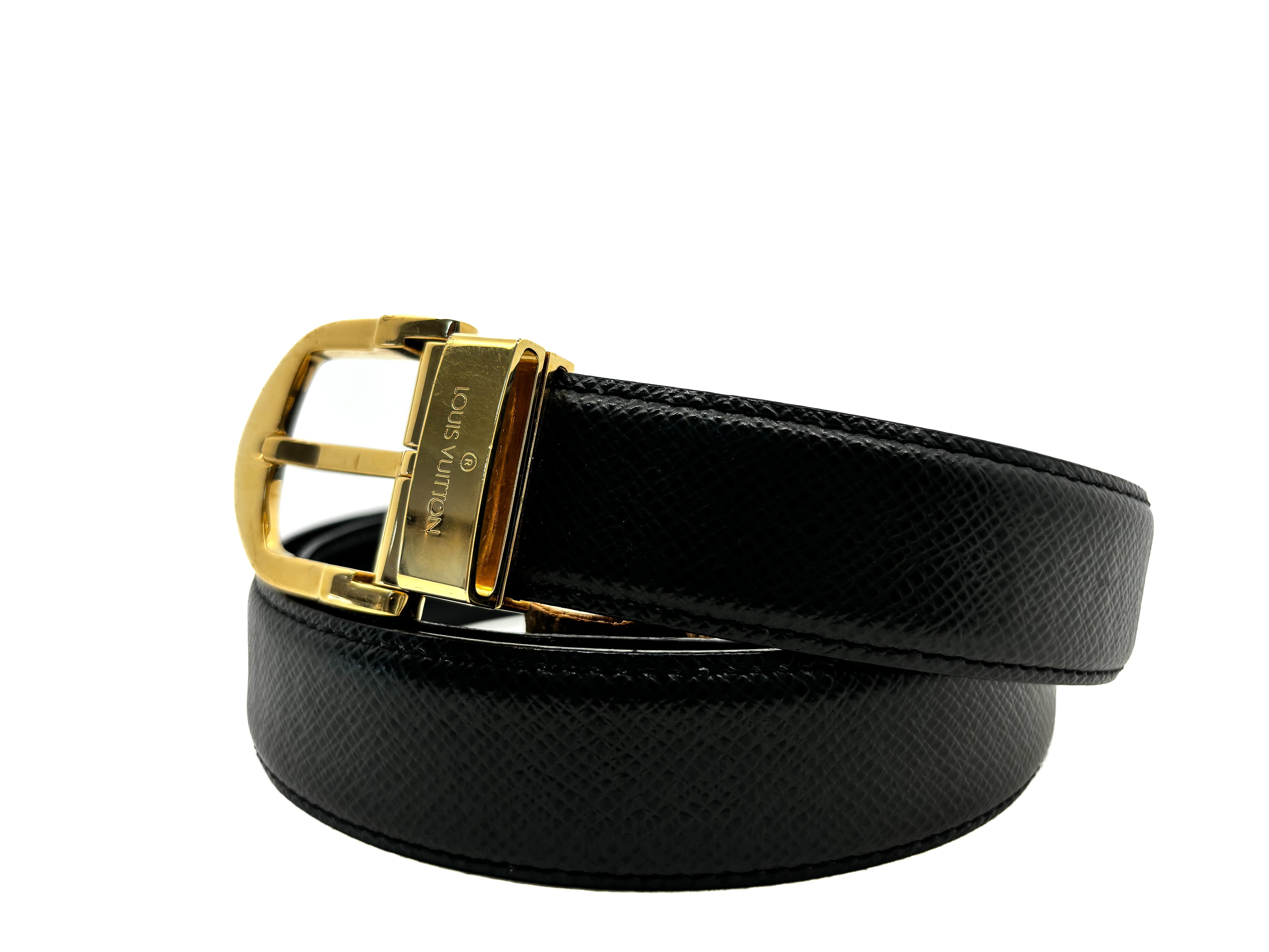 Ceinture en cuir Taïga Louis Vuitton